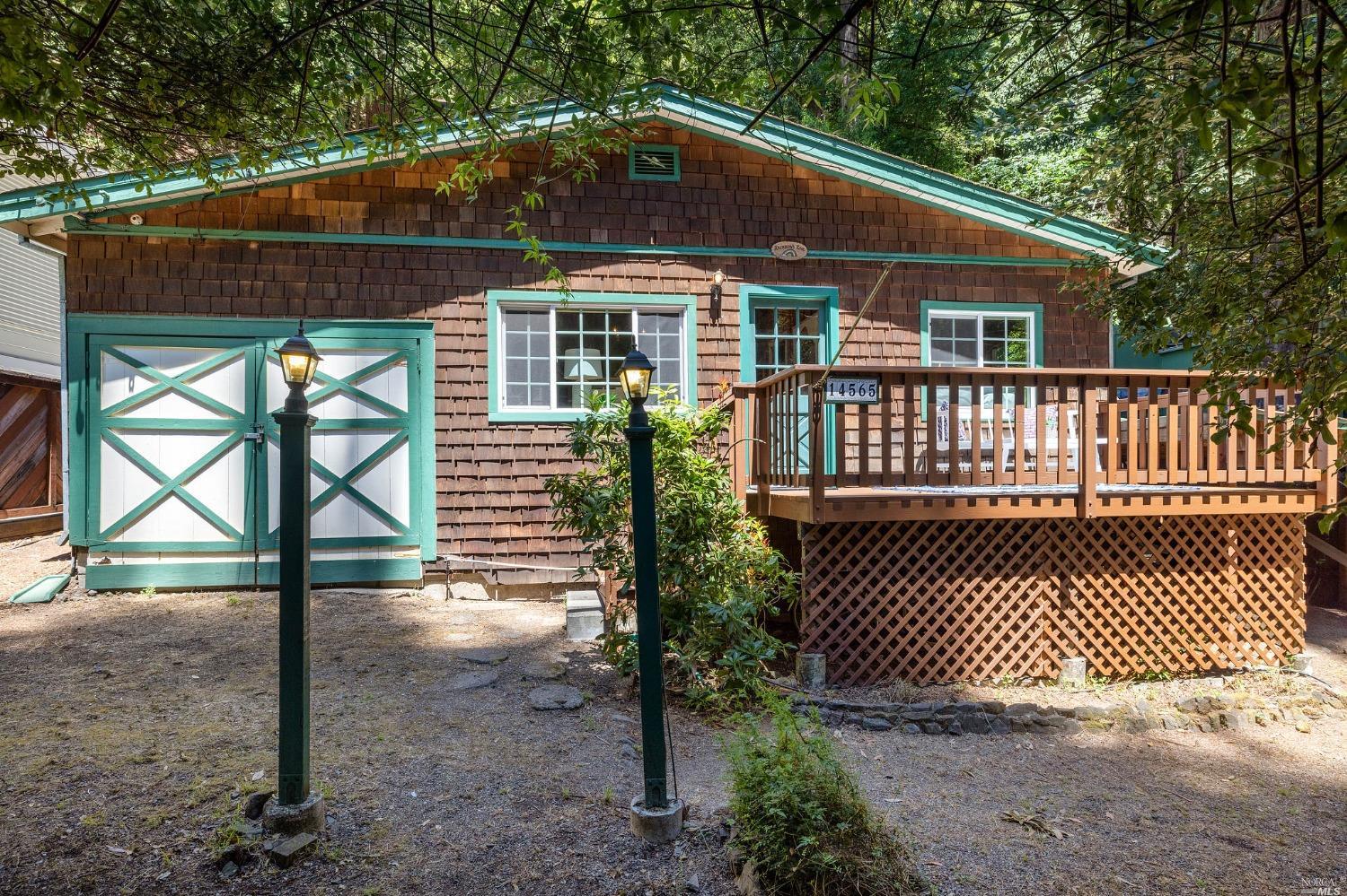 Detail Gallery Image 1 of 1 For 14565 Old Cazadero Rd, Guerneville,  CA 95446 - 2 Beds | 1/1 Baths