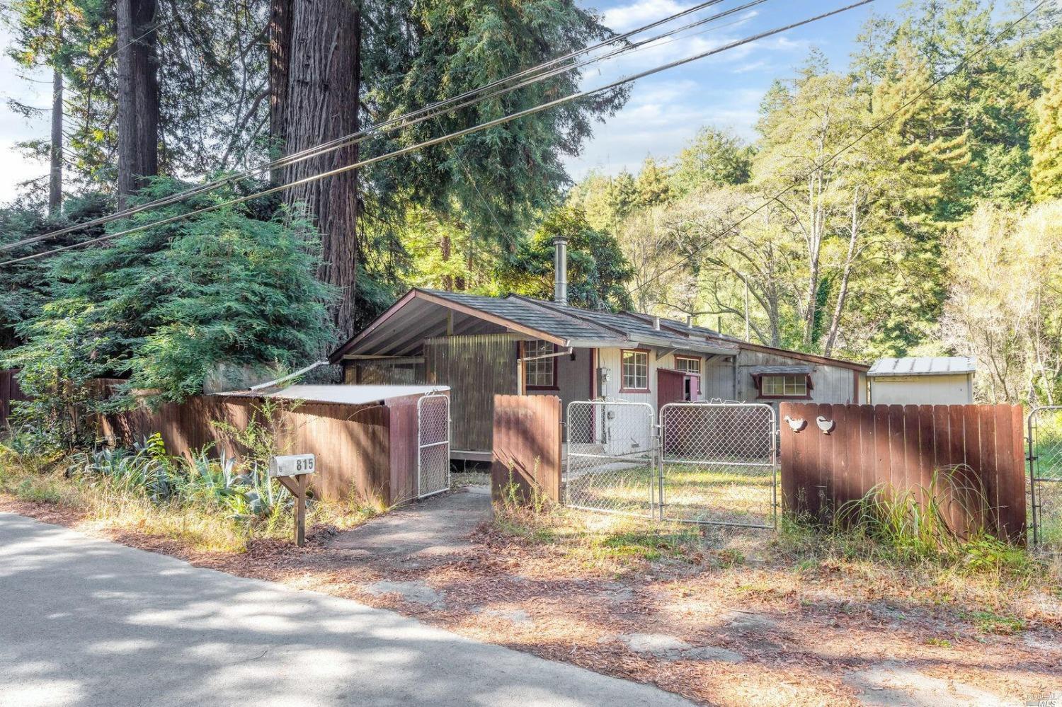 815 Austin Creek Road, Cazadero, CA 95421