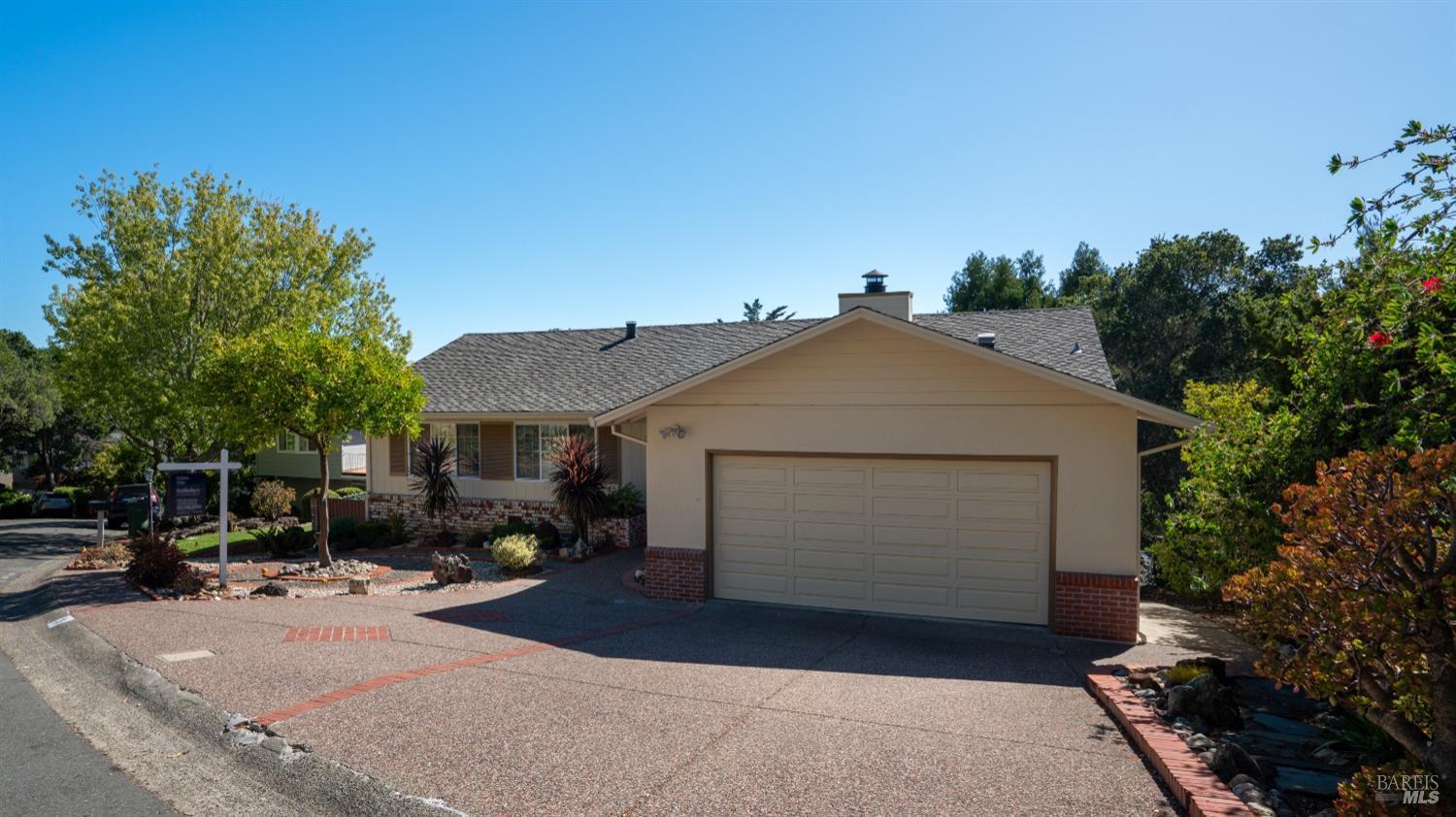 This Greenbrae gem has four bedrooms three full baths.  New interior paint, great valley views, and new sewer lateral.  Second kitchen, full bath, and bedroom located on the lower level with private entrance.  Close to Bon Air for shopping, restaurants, and coffee shops.  Excellent schools!