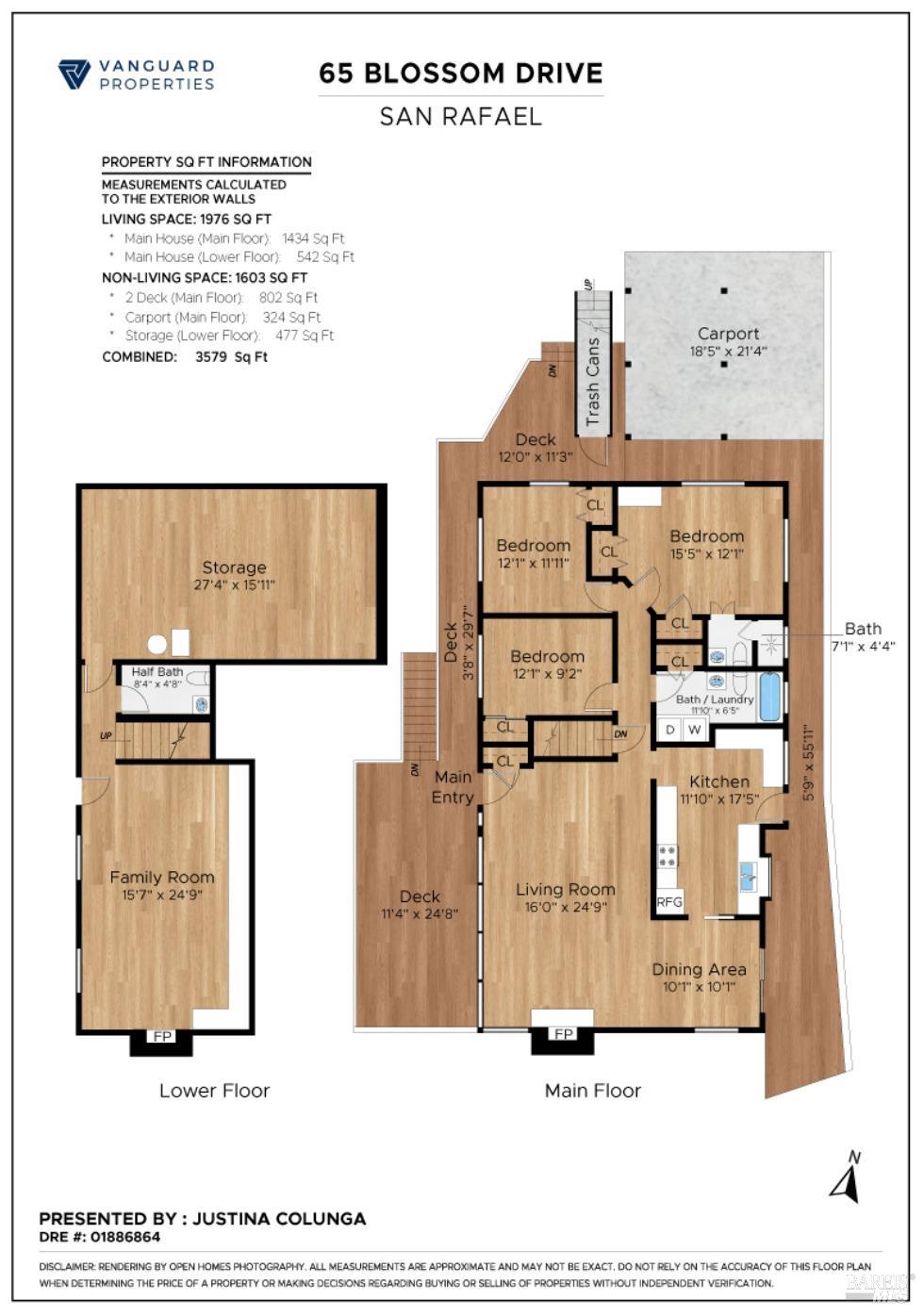 Detail Gallery Image 25 of 26 For 65 Blossom Dr, San Rafael,  CA 94901 - 3 Beds | 2/1 Baths