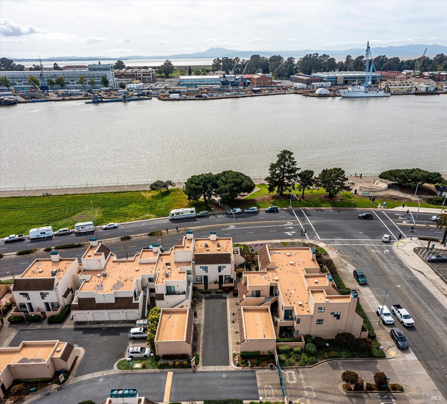 Waterfront living a block from the Vallejo Ferry building. OH, MY! This Totally refreshed 2BR 2.5BA 