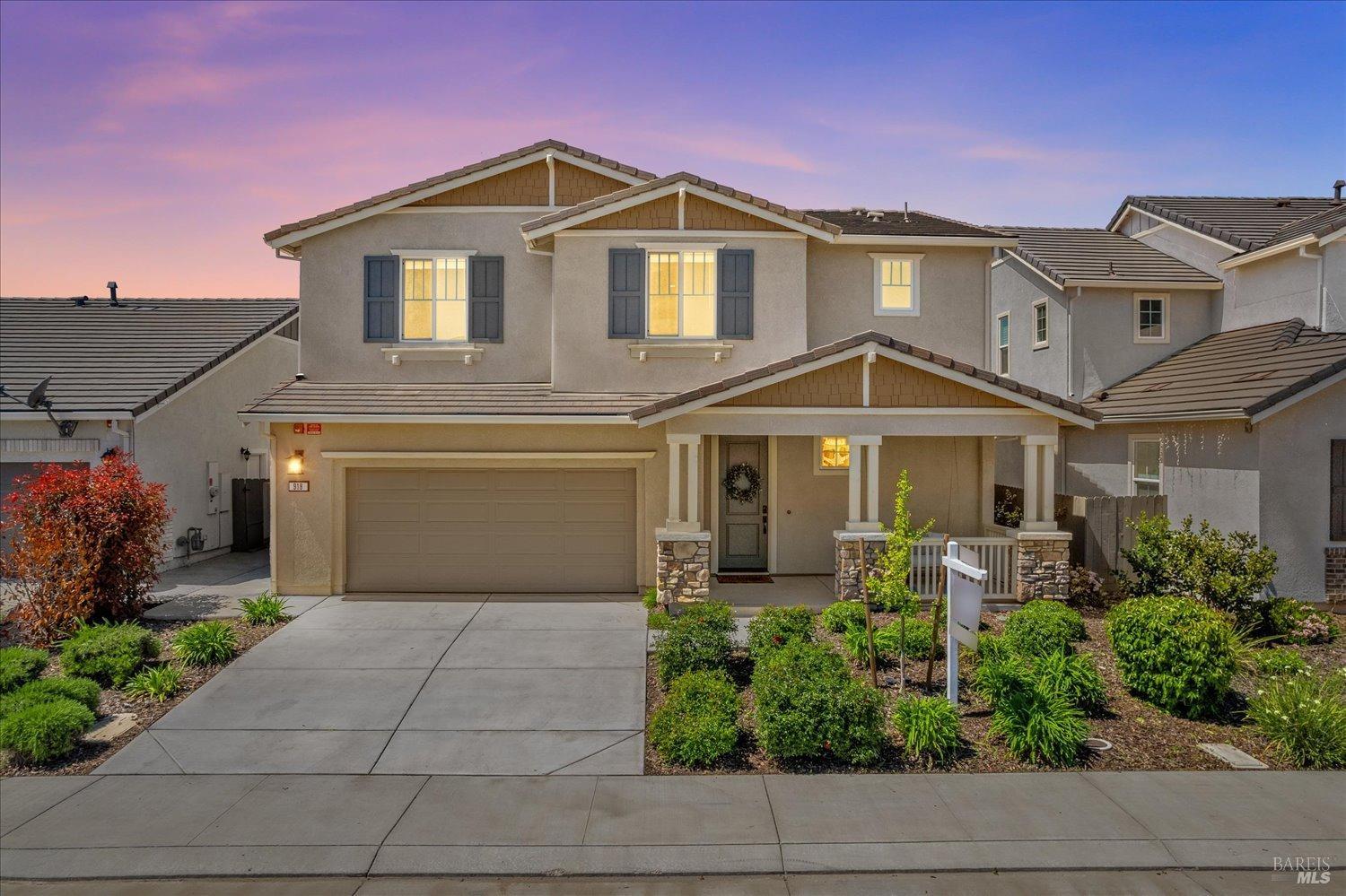 Step into modern elegance with this stunning 2020-built Vacaville home that boasts owned solar and n