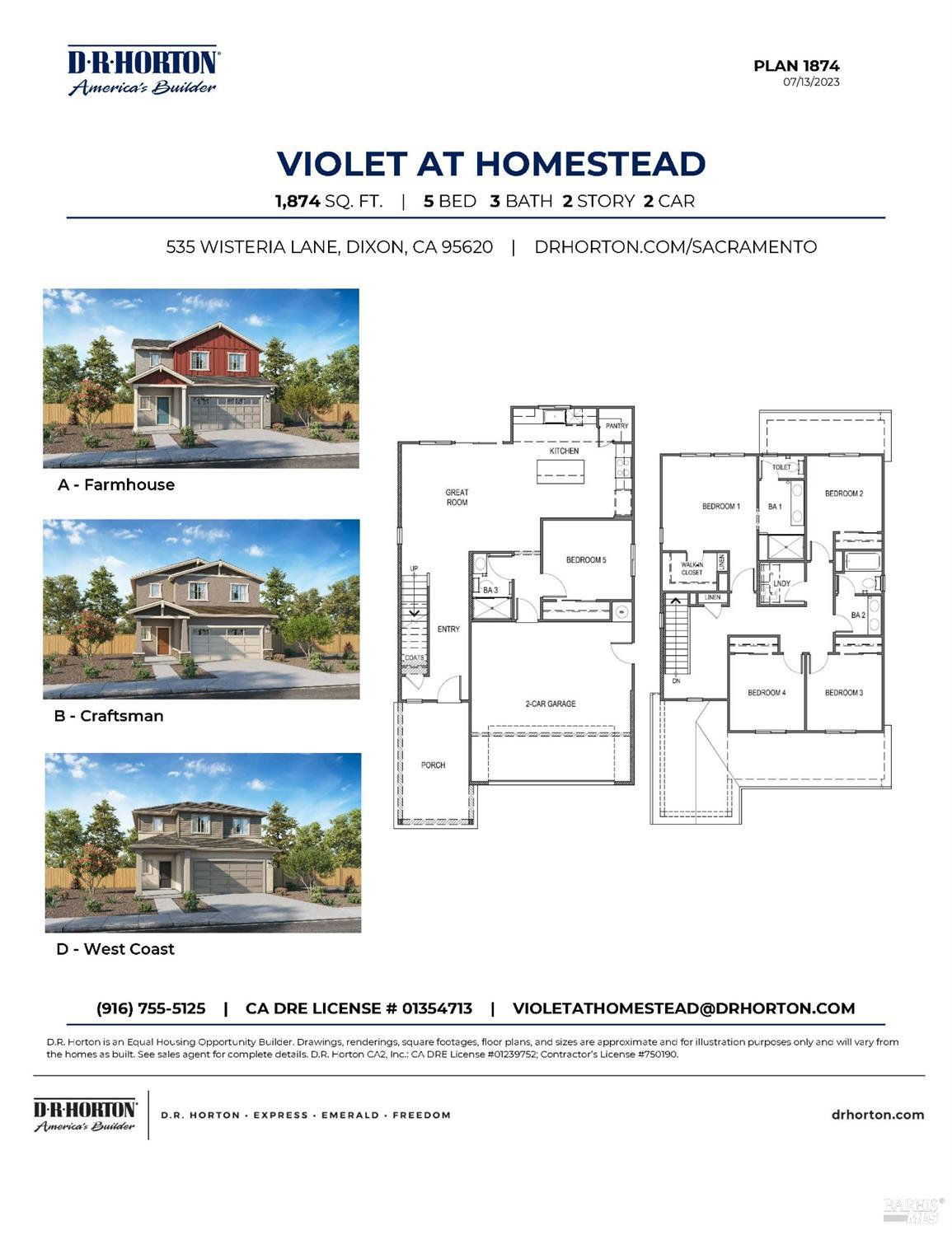Brand new D.R. Horton home. Located in the sought after Homestead master planned community, this ope