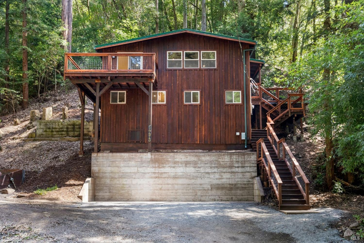 Detail Gallery Image 37 of 49 For 14473 Old Cazadero Rd, Guerneville,  CA 95446 - 3 Beds | 1/1 Baths