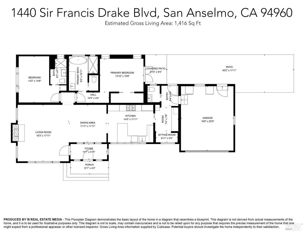 Detail Gallery Image 46 of 54 For 1440 Sir Francis Drake Blvd, San Anselmo,  CA 94960 - 2 Beds | 2/1 Baths