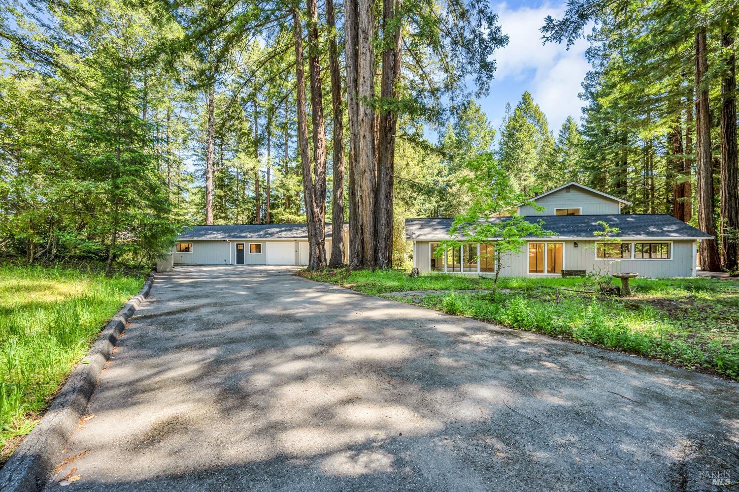 Detail Gallery Image 1 of 53 For 14600 Gabes Rock Rd, Guerneville,  CA 95446 - 3 Beds | 2 Baths