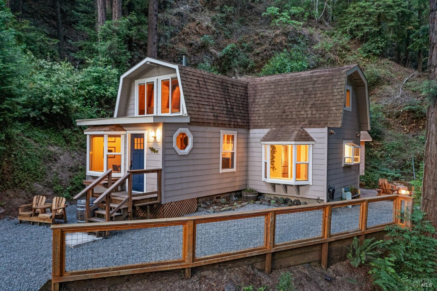 Detail Gallery Image 1 of 48 For 1050 Austin Creek Rd, Cazadero,  CA 95421 - 2 Beds | 1 Baths