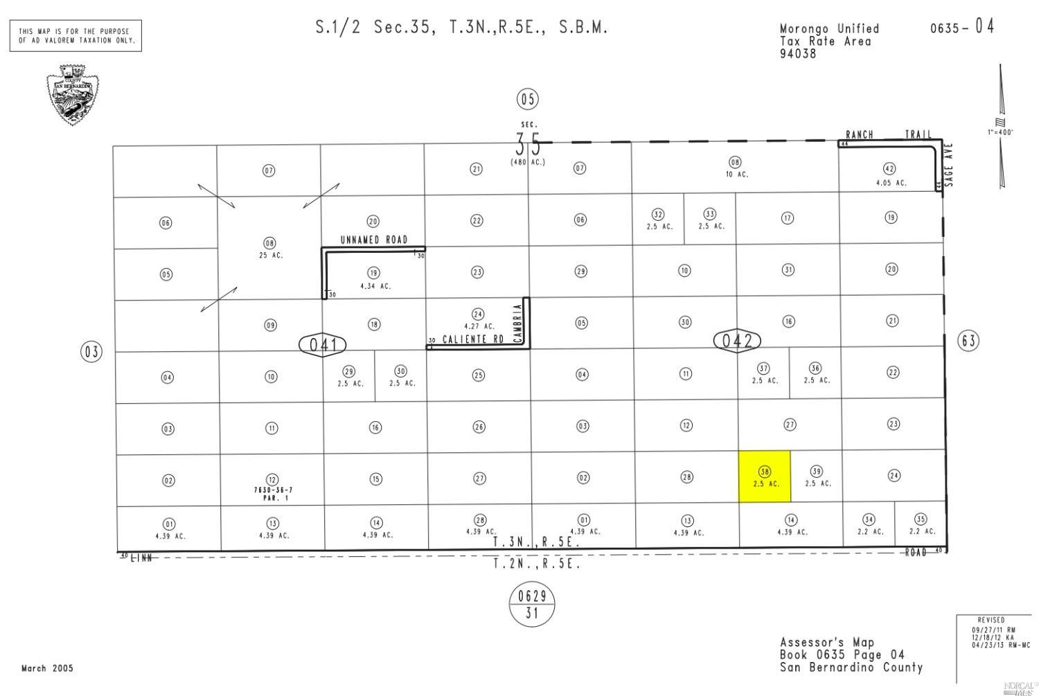 Detail Gallery Image 8 of 8 For 0 Waco Rd, Landers,  CA 92284 - – Beds | – Baths