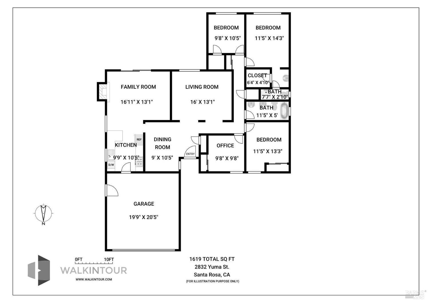 Detail Gallery Image 33 of 33 For 2832 Yuma St, Santa Rosa,  CA 95403 - 4 Beds | 2 Baths