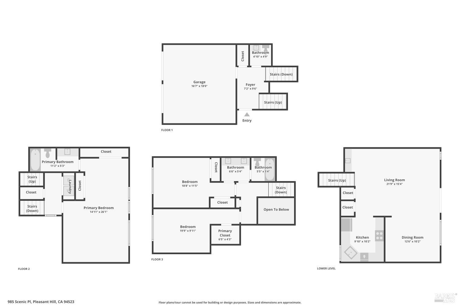 Detail Gallery Image 51 of 55 For 985 Scenic Pl, Pleasant Hill,  CA 94523 - 3 Beds | 2/1 Baths