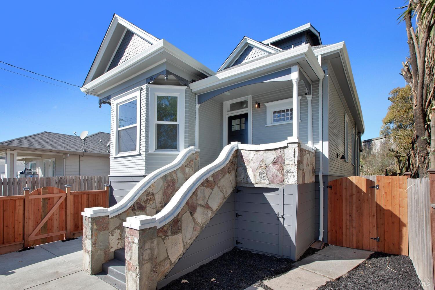 This exclusive 4-bedroom, 3.5-bathroom home spans 1,800 square feet and masterfully combines turn-of-the-century charm with a modern, completely renovated interior. Bursting with original 1910 details, this home offers an inviting atmosphere, from its spacious rooms to its ample storage and cozy backyard patio. Enjoy the convenience of off-street parking. Perfectly located near Railroad Square, you'll have easy access to a vibrant array of restaurants, the Smart Train, and more. Don't miss the chance to see this hidden gem!