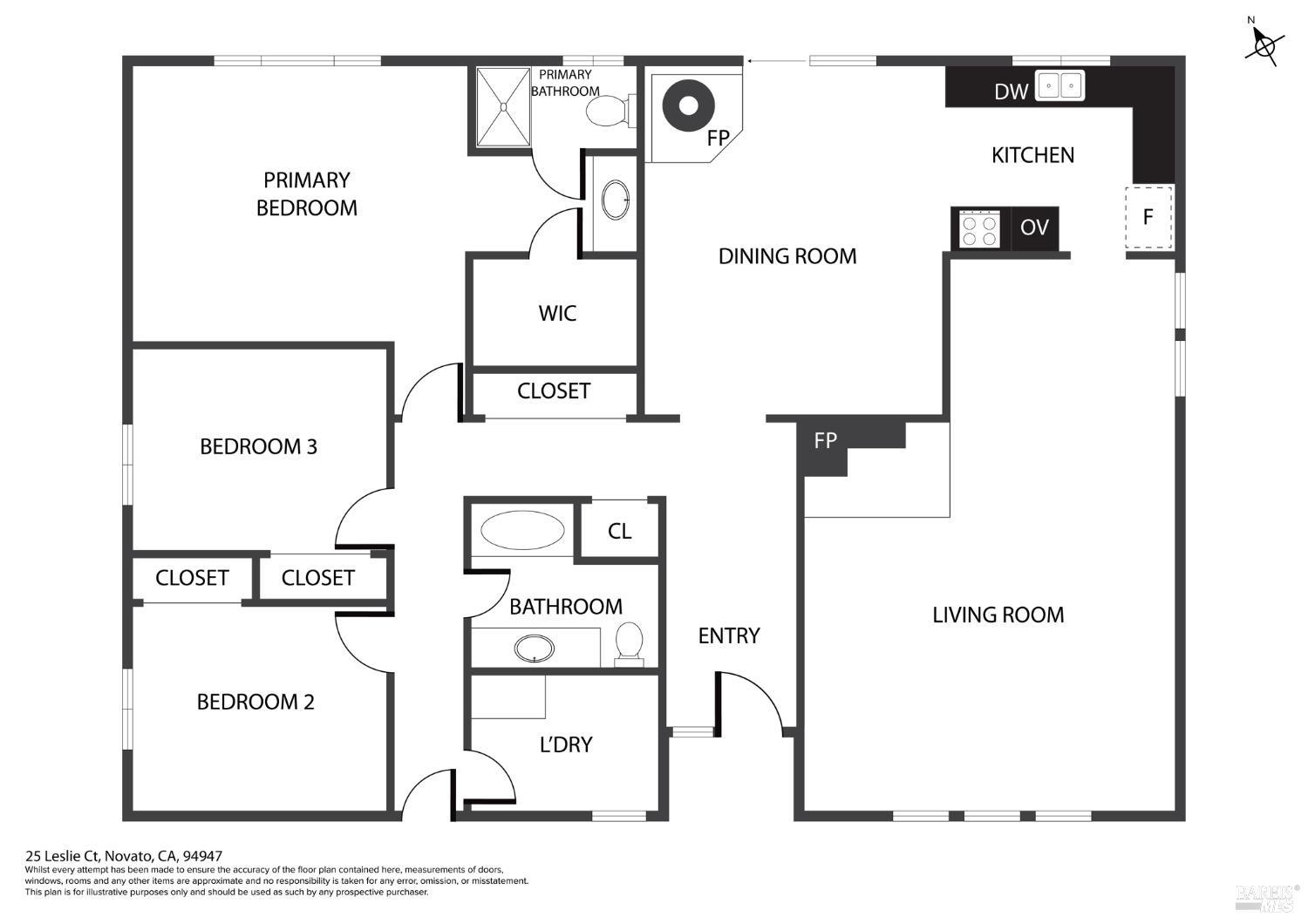 Detail Gallery Image 6 of 40 For 25 Leslie Ct, Novato,  CA 94947 - 3 Beds | 2 Baths