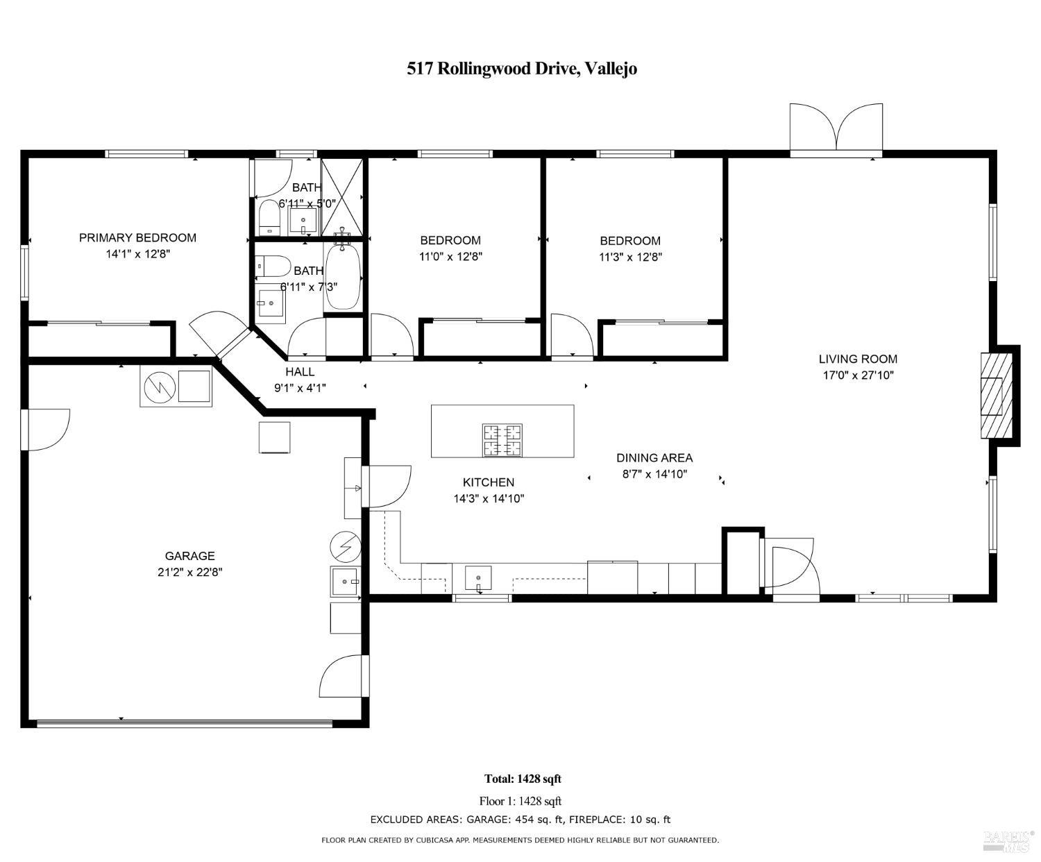 Detail Gallery Image 35 of 35 For 517 Rollingwood Dr, Vallejo,  CA 94591 - 3 Beds | 2 Baths