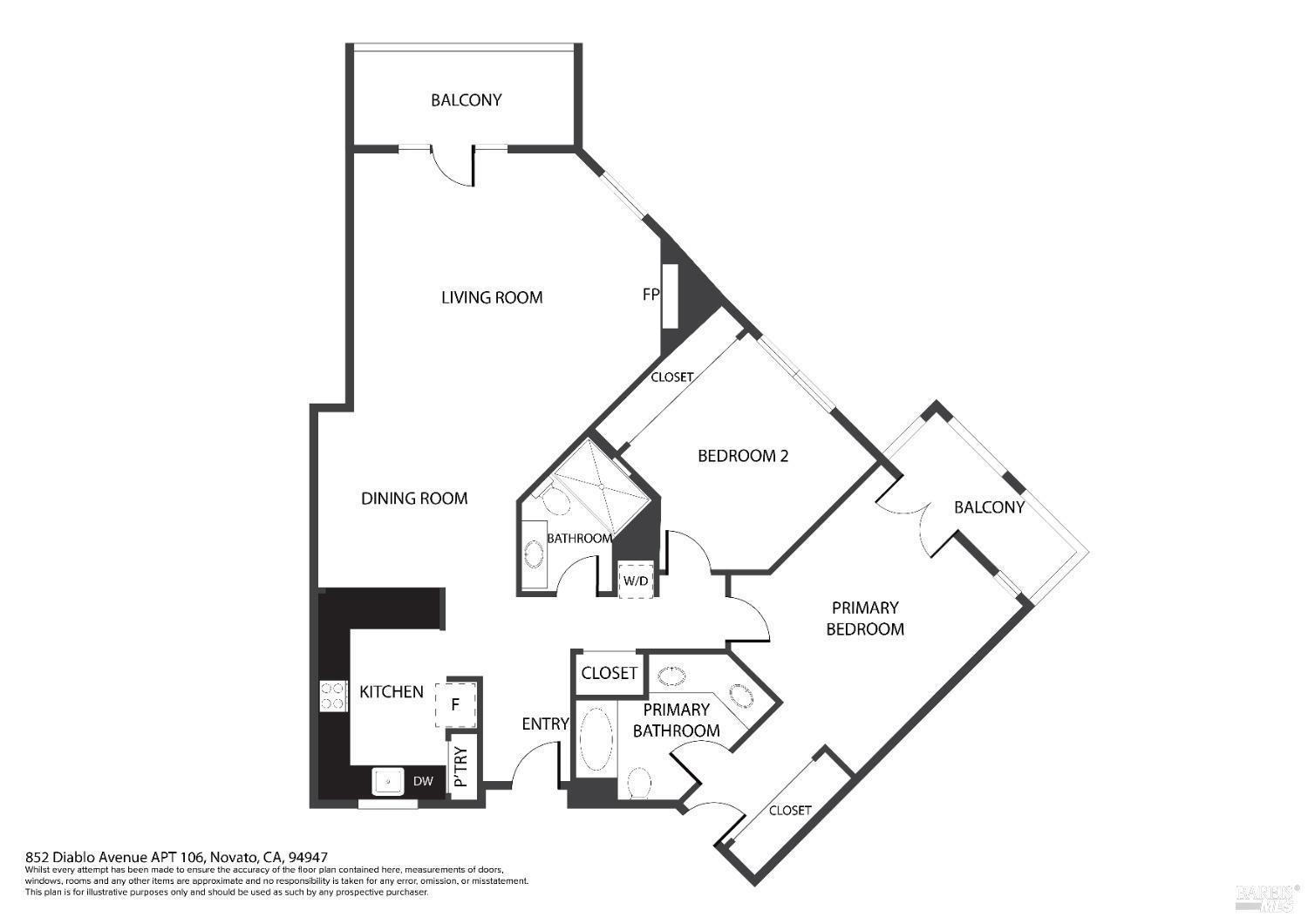 Detail Gallery Image 46 of 46 For 852 Diablo Ave #106,  Novato,  CA 94947 - 2 Beds | 2 Baths