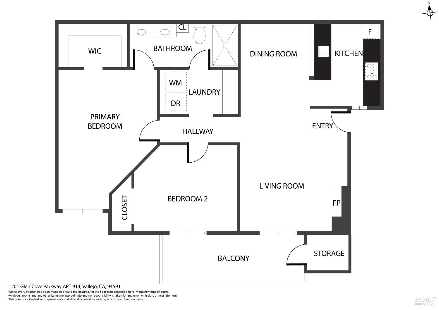 Detail Gallery Image 67 of 67 For 1201 Glen Cove Pkwy #914,  Vallejo,  CA 94591 - 2 Beds | 1 Baths