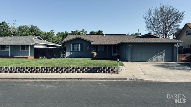 Detail Gallery Image 1 of 1 For 268 Andrea Dr, Vacaville,  CA 95687 - 4 Beds | 2 Baths
