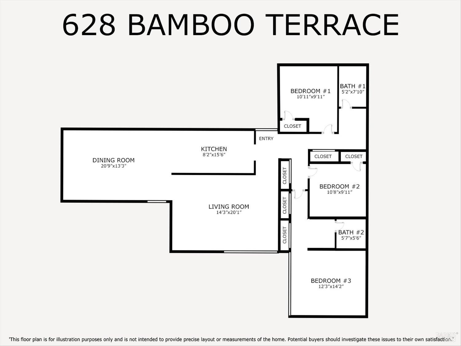 Detail Gallery Image 25 of 25 For 628 Bamboo Ter, San Rafael,  CA 94903 - 3 Beds | 2 Baths