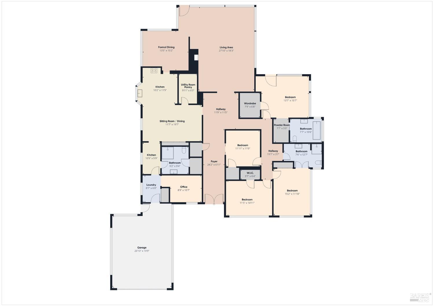 Detail Gallery Image 5 of 78 For 2300 S St, Eureka,  CA 95501 - 4 Beds | 3 Baths