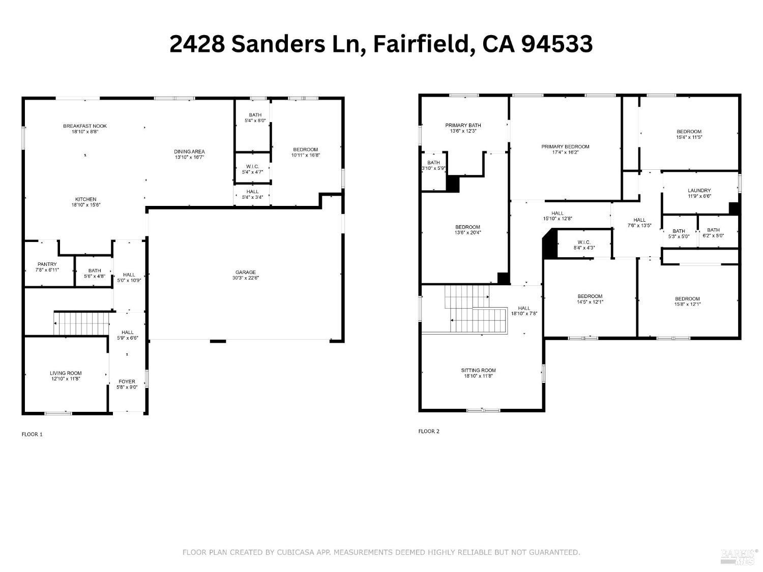 Detail Gallery Image 4 of 48 For 2428 Sanders Ln, Fairfield,  CA 94533 - 5 Beds | 3/1 Baths