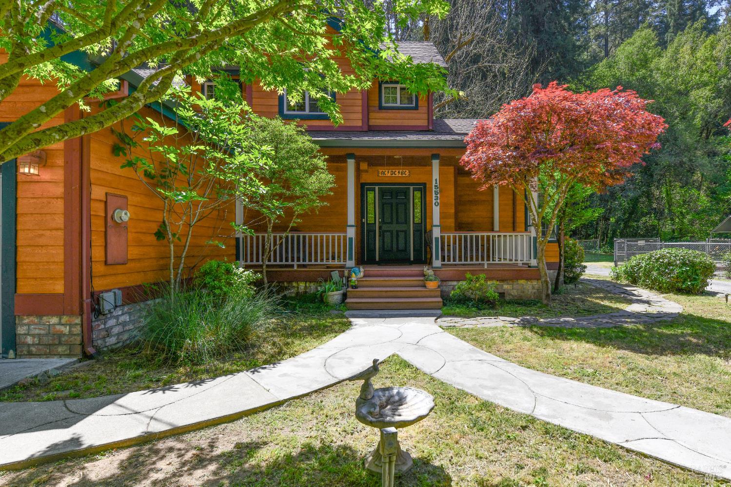 Detail Gallery Image 2 of 35 For 15530 Monte Rosa Ave, Guerneville,  CA 95446 - 1 Beds | 2/1 Baths