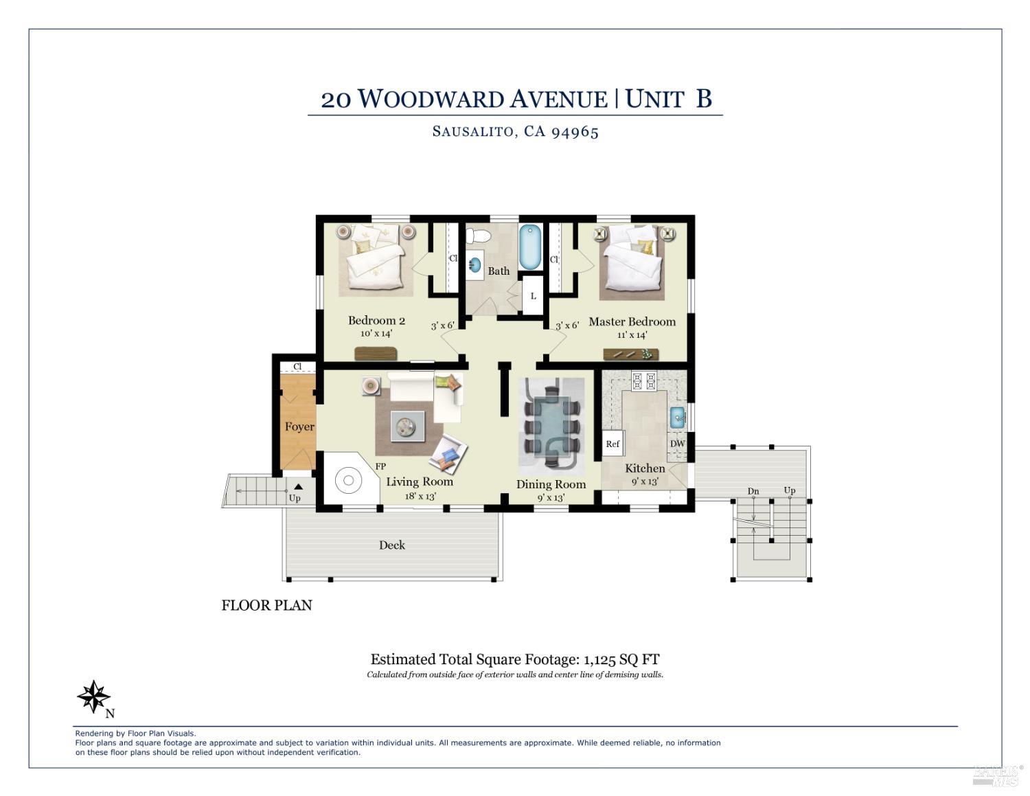 Detail Gallery Image 10 of 11 For 20 Woodward Ave, Sausalito,  CA 94965 - – Beds | – Baths
