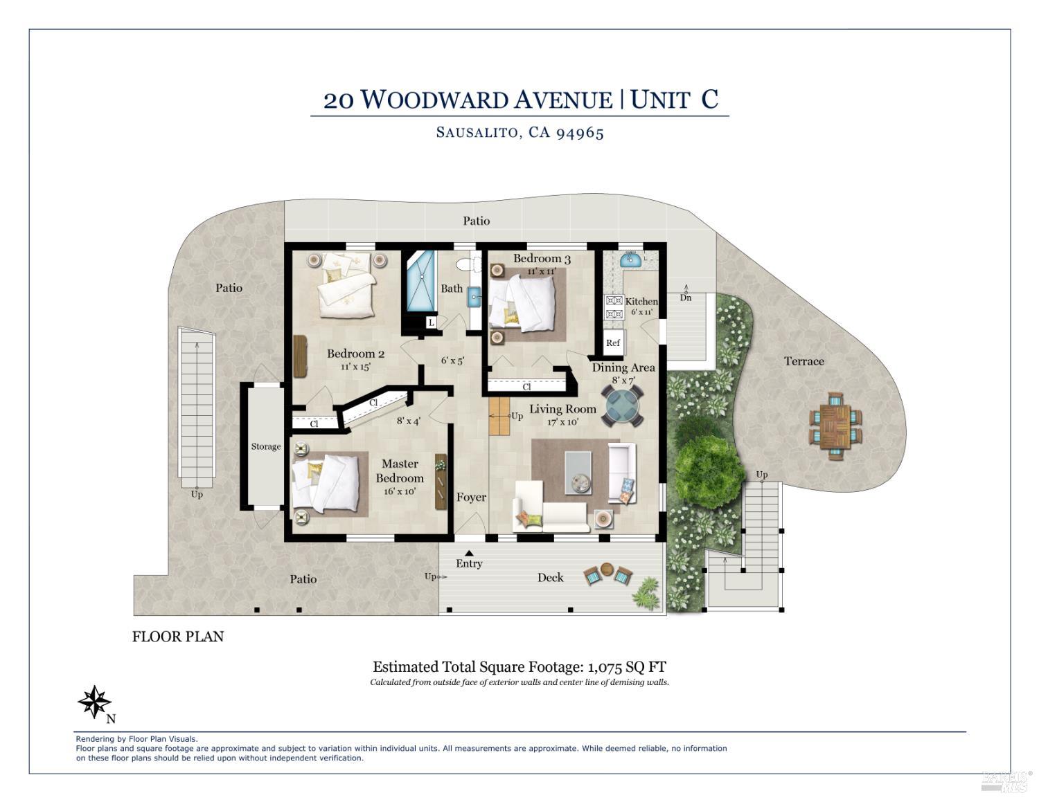 Detail Gallery Image 11 of 11 For 20 Woodward Ave, Sausalito,  CA 94965 - – Beds | – Baths