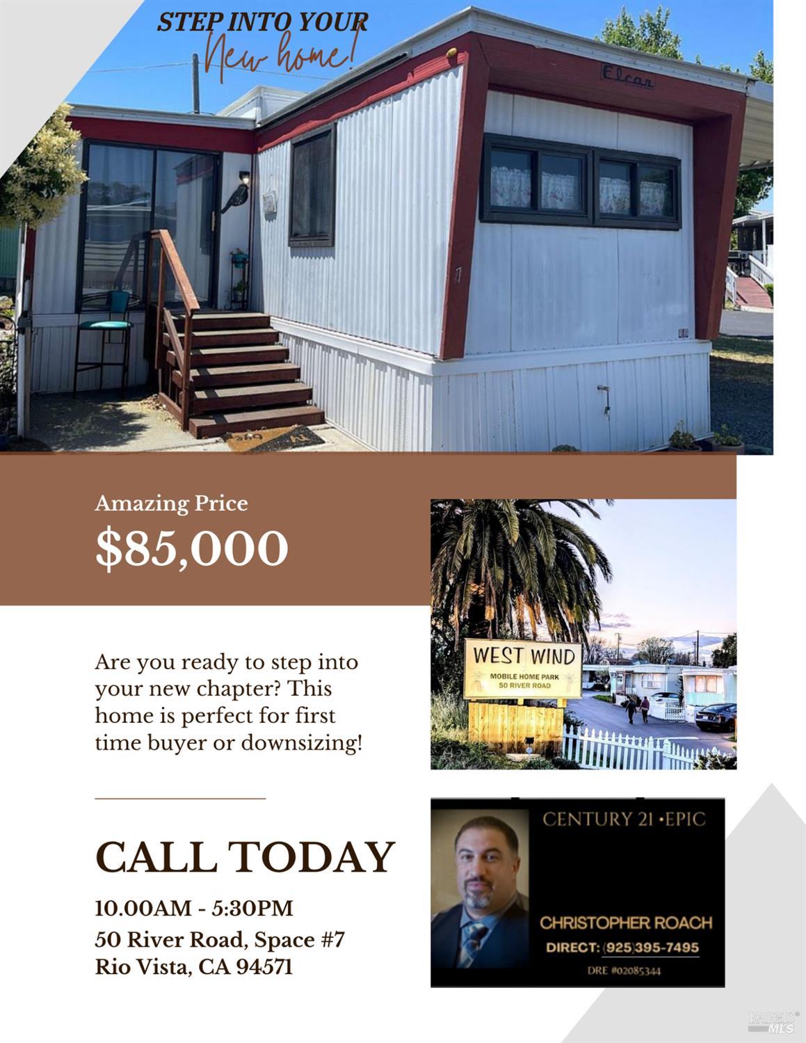 Detail Gallery Image 1 of 1 For 50 River Rd, Rio Vista,  CA 94571 - 1 Beds | 1 Baths