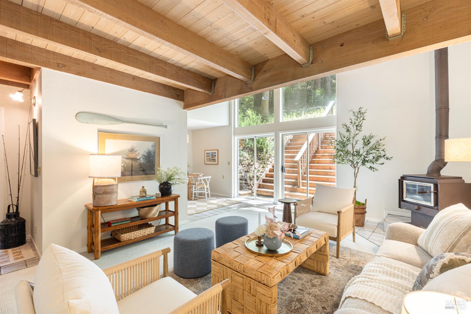 Detail Gallery Image 3 of 33 For 19369 Hidden Valley Rd, Guerneville,  CA 95446 - 3 Beds | 2 Baths