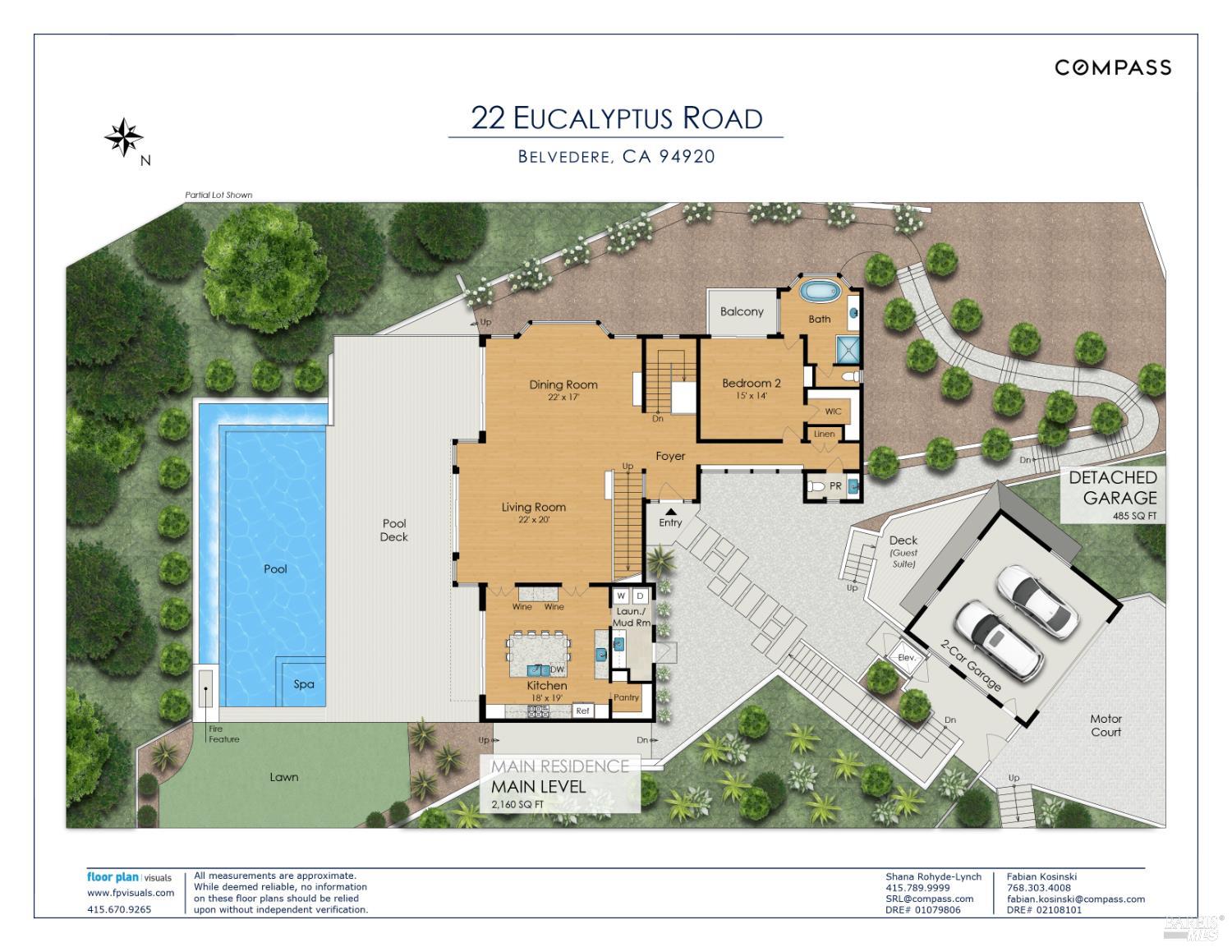 Detail Gallery Image 62 of 64 For 22 Eucalyptus Rd, Belvedere,  CA 94920 - 5 Beds | 4/2 Baths