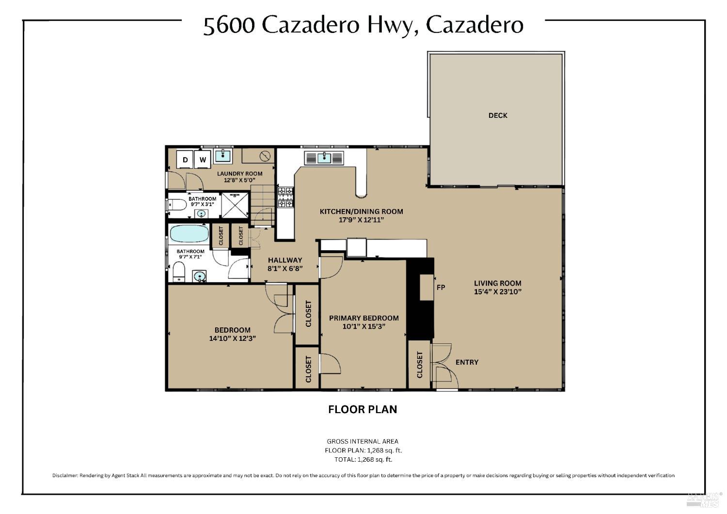 Detail Gallery Image 55 of 55 For 5600 Cazadero Hwy, Cazadero,  CA 95421 - 2 Beds | 1/1 Baths