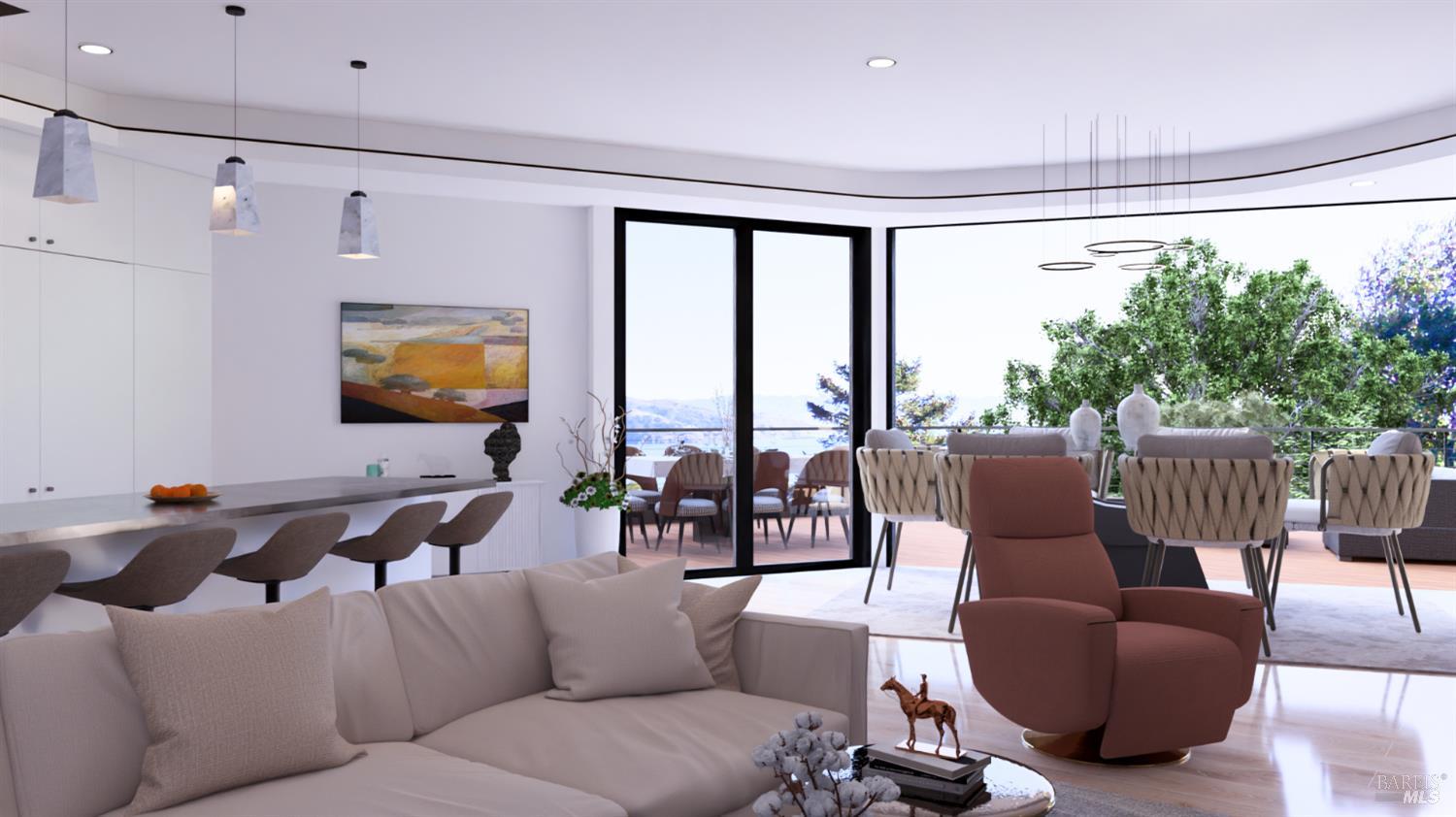 Detail Gallery Image 4 of 14 For 77 Crescent Ave, Sausalito,  CA 94965 - 4 Beds | 3/1 Baths