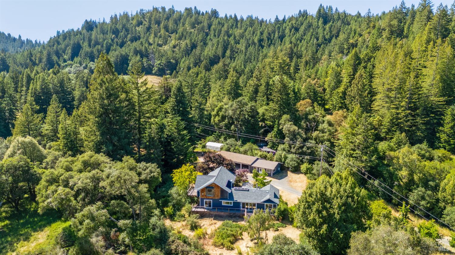 Detail Gallery Image 2 of 66 For 7950 Flynn Creek Rd, Comptche,  CA 95427 - 5 Beds | 3 Baths