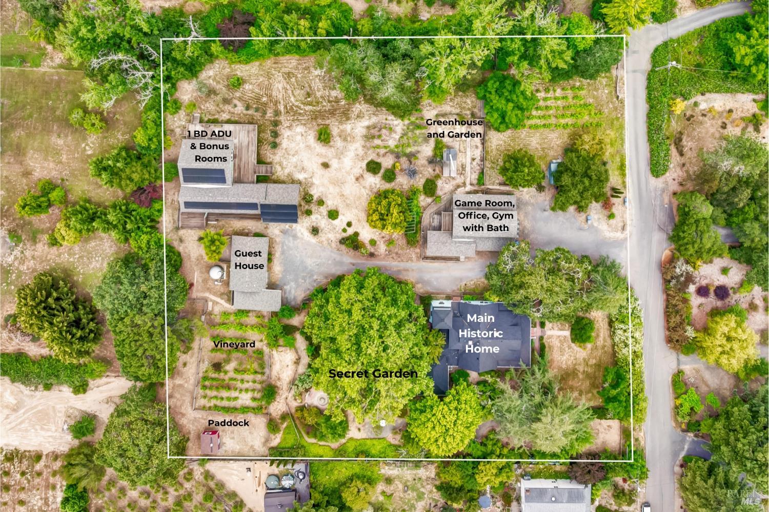 Detail Gallery Image 2 of 88 For 7446 Poplar Dr, Forestville,  CA 95436 - 6 Beds | 8/2 Baths