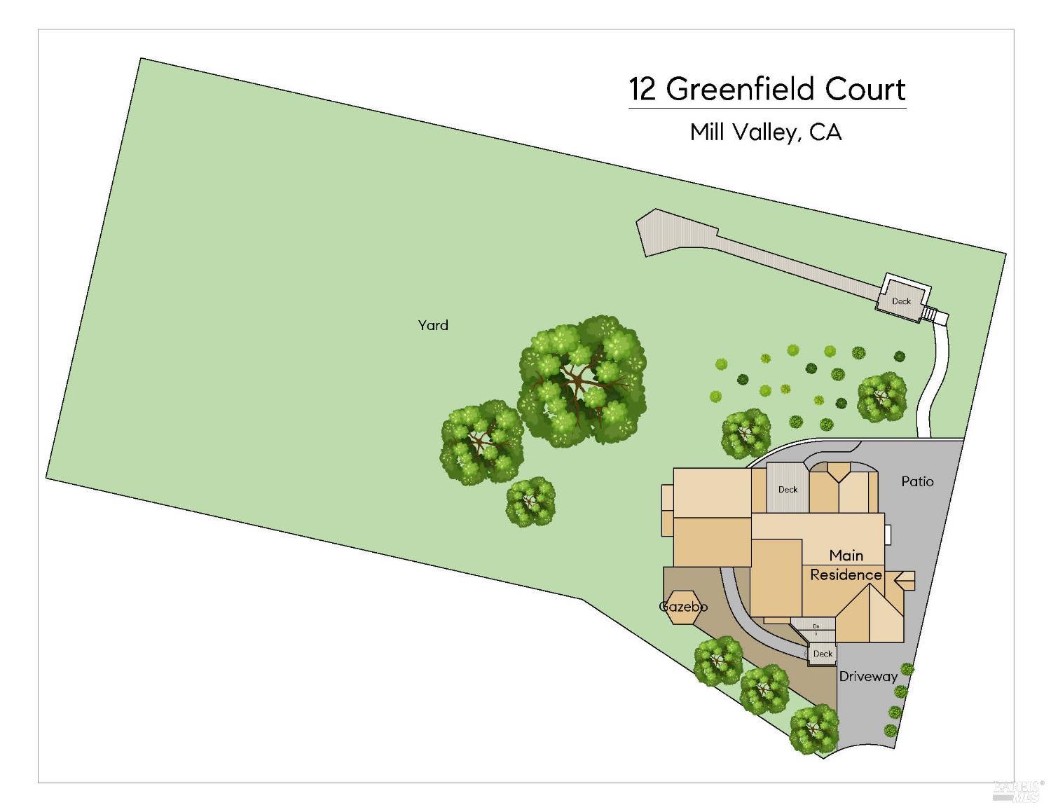 Detail Gallery Image 57 of 57 For 12 Greenfield Ct, Mill Valley,  CA 94941 - 4 Beds | 3/1 Baths