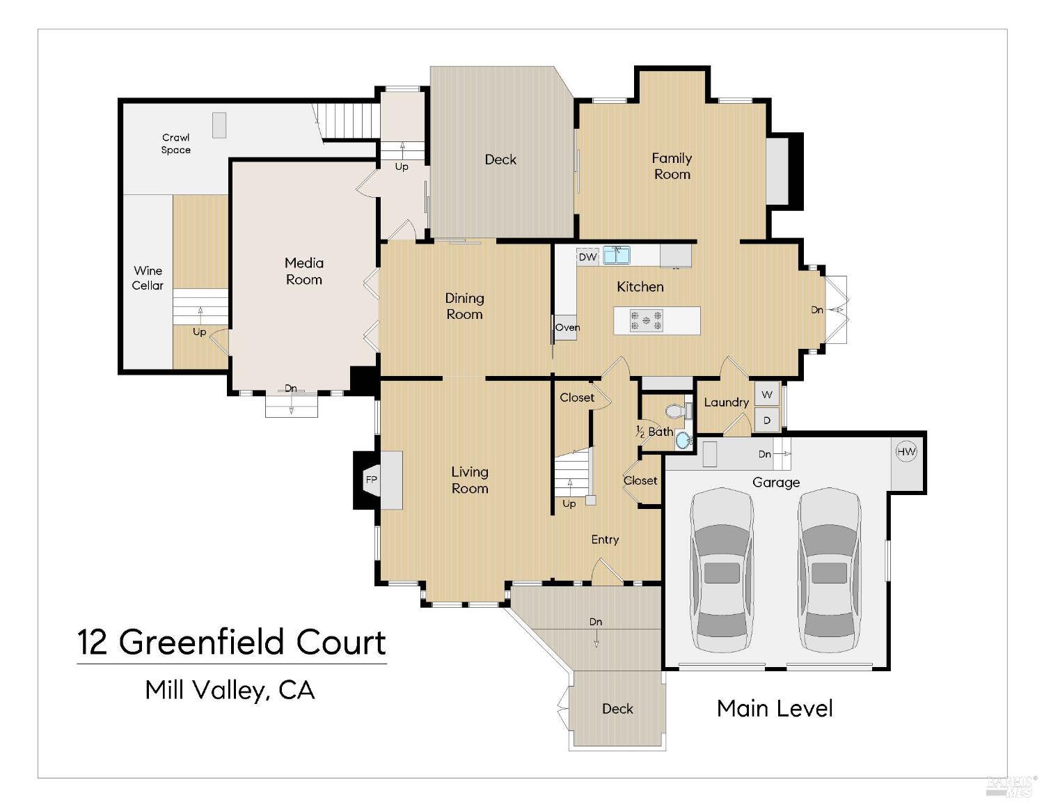 Detail Gallery Image 55 of 57 For 12 Greenfield Ct, Mill Valley,  CA 94941 - 4 Beds | 3/1 Baths