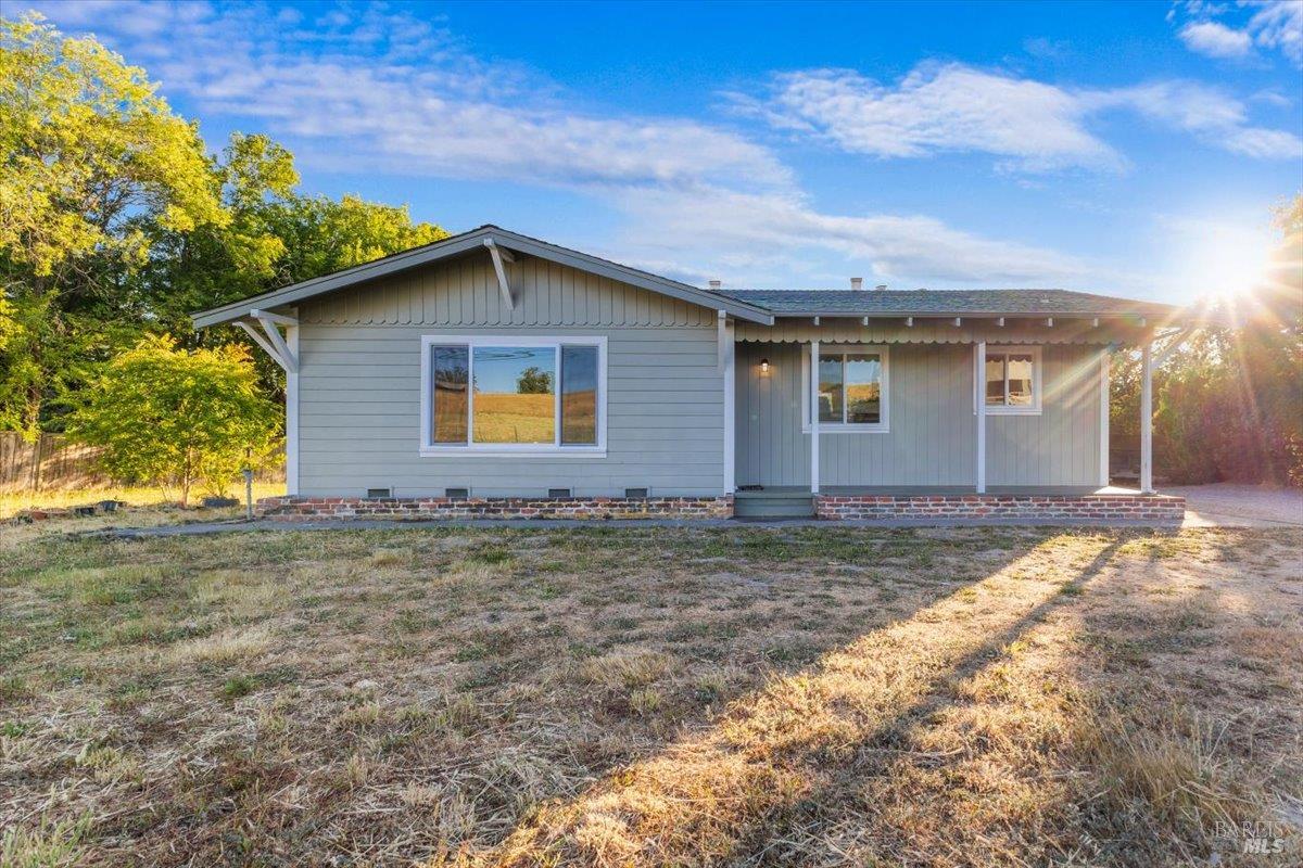 4910 116 Highway S Sebastopol, California Escape to this beautifully updated country property, set on a generous large lot offering tranquility and space to thrive. The remodeled kitchen boasts sleek appliances, custom finishes, and a spacious pantry for all your storage needs. A new bathroom shines with contemporary fixtures and a fresh, modern design. Throughout the home, new cabinets and new flooring add elegance and durability, while new paint inside and out creates a vibrant, move-in-ready appeal. Thoughtful upgrades, including modern lighting, enhance comfort and style. The 3-car detached garage provides ample room for vehicles, storage, or hobbies, and a versatile barn, perfect for a workshop, offers endless possibilities for projects or a home business. Surrounded by serene countryside, this property blends rural charm with modern sophistication, ideal for those seeking privacy and flexibility. Seize this opportunity to own a meticulously updated country gem with room to grow.