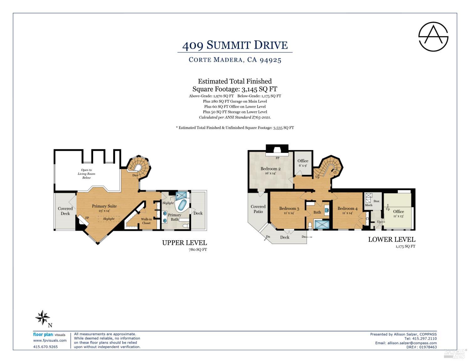 Detail Gallery Image 70 of 70 For 409 Summit Dr, Corte Madera,  CA 94925 - 4 Beds | 2/1 Baths