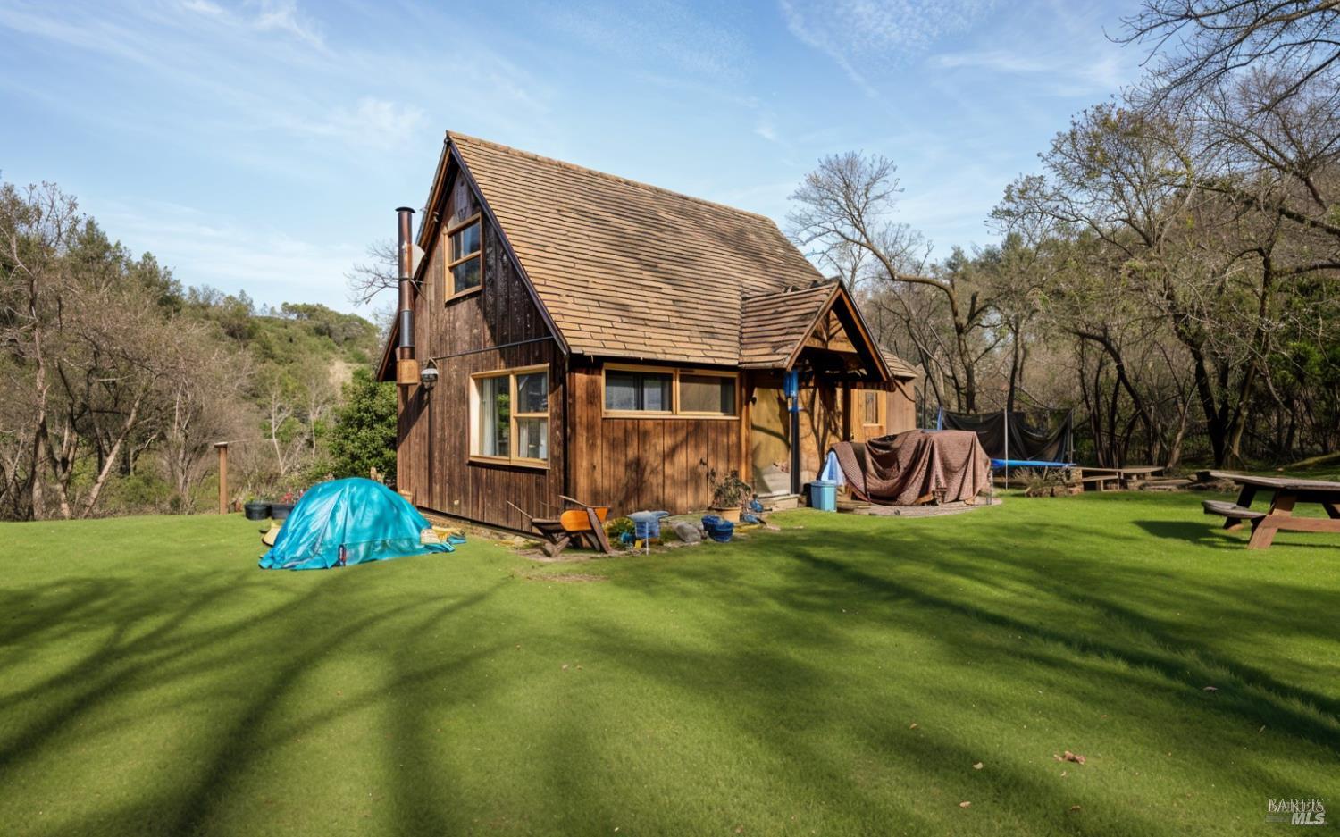 Detail Gallery Image 1 of 24 For 4450 Woodman Creek Rd, Laytonville,  CA 95587 - 2 Beds | 1 Baths