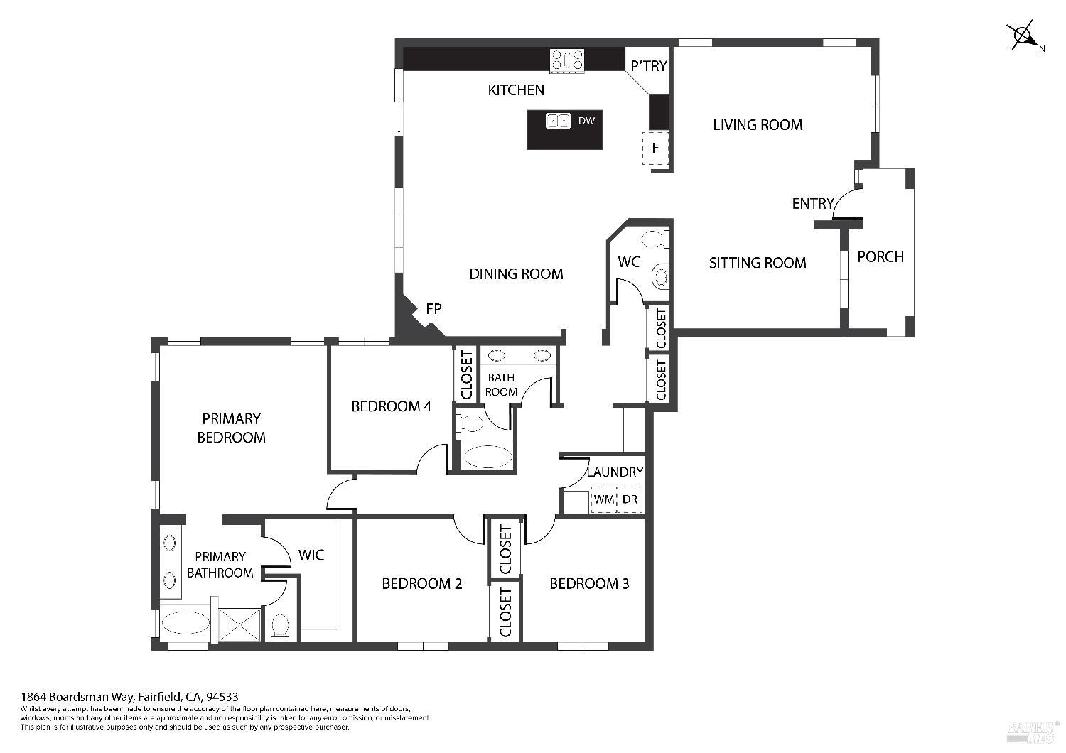 Detail Gallery Image 48 of 48 For 1864 Boardsman Way, Fairfield,  CA 94533 - 4 Beds | 2/1 Baths