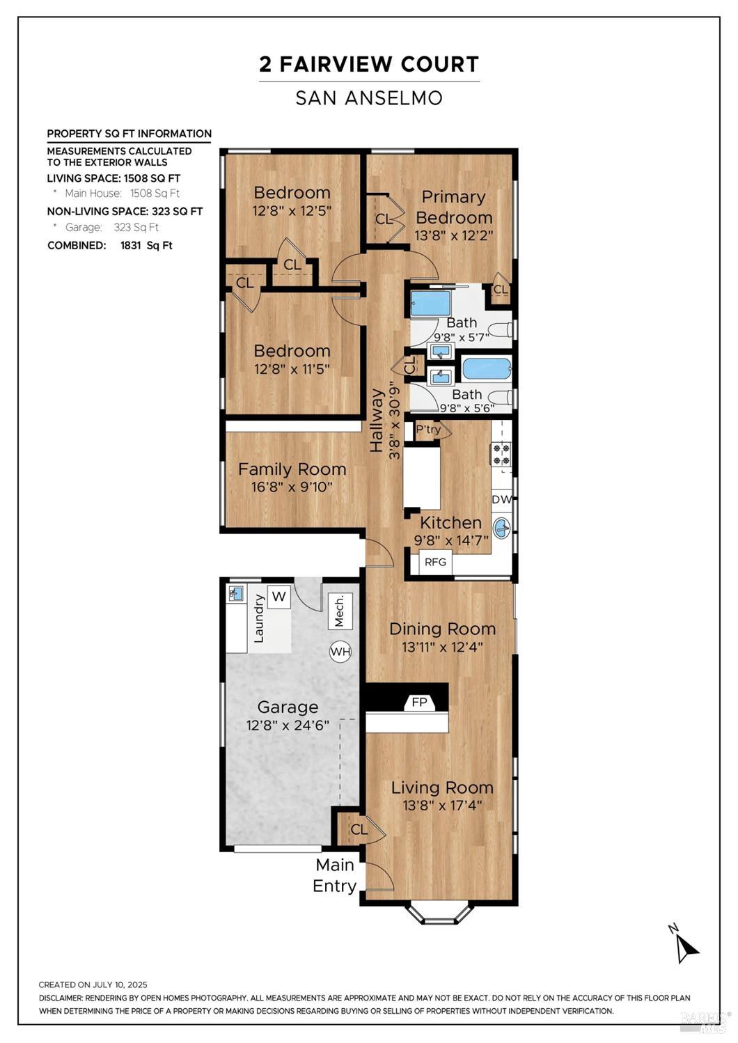 Detail Gallery Image 65 of 66 For 2 Fairview Ct, San Anselmo,  CA 94960 - 3 Beds | 2 Baths