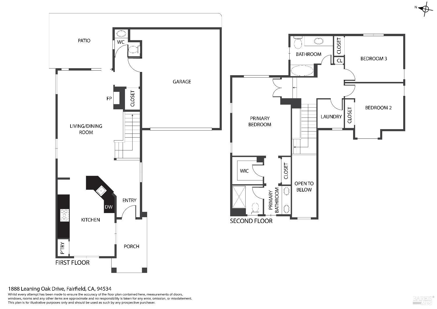 Detail Gallery Image 30 of 33 For 1888 Leaning Oak Dr, Fairfield,  CA 94534 - 3 Beds | 2/1 Baths