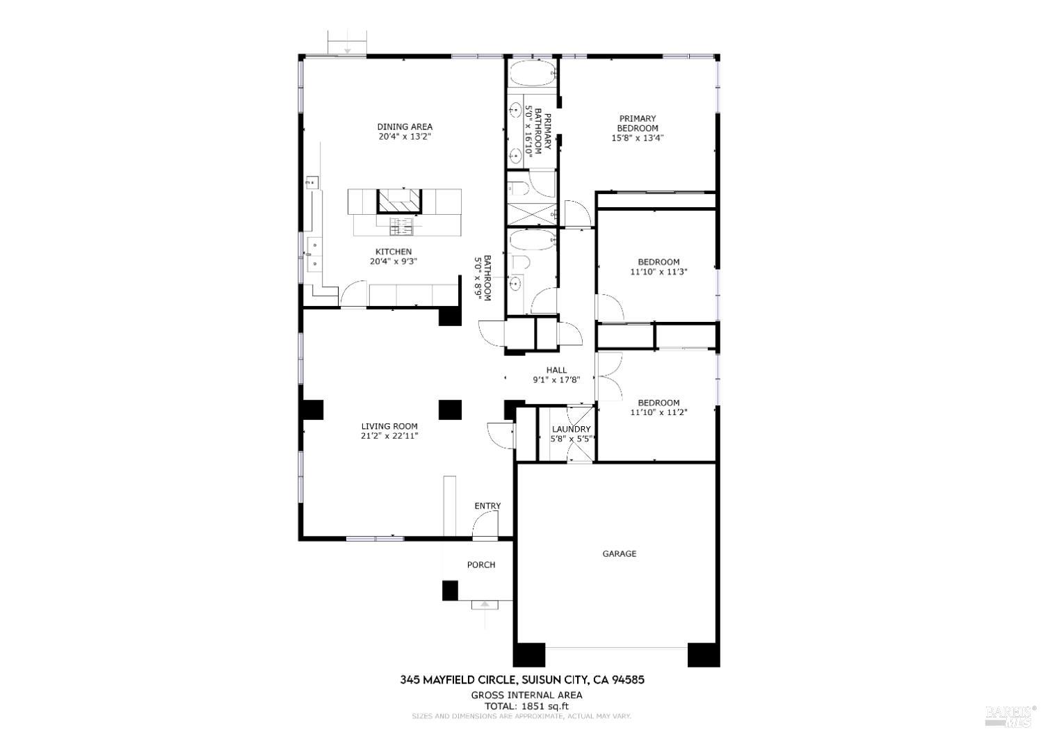 Detail Gallery Image 79 of 79 For 345 Mayfield Cir, Suisun City,  CA 94585 - 3 Beds | 2 Baths