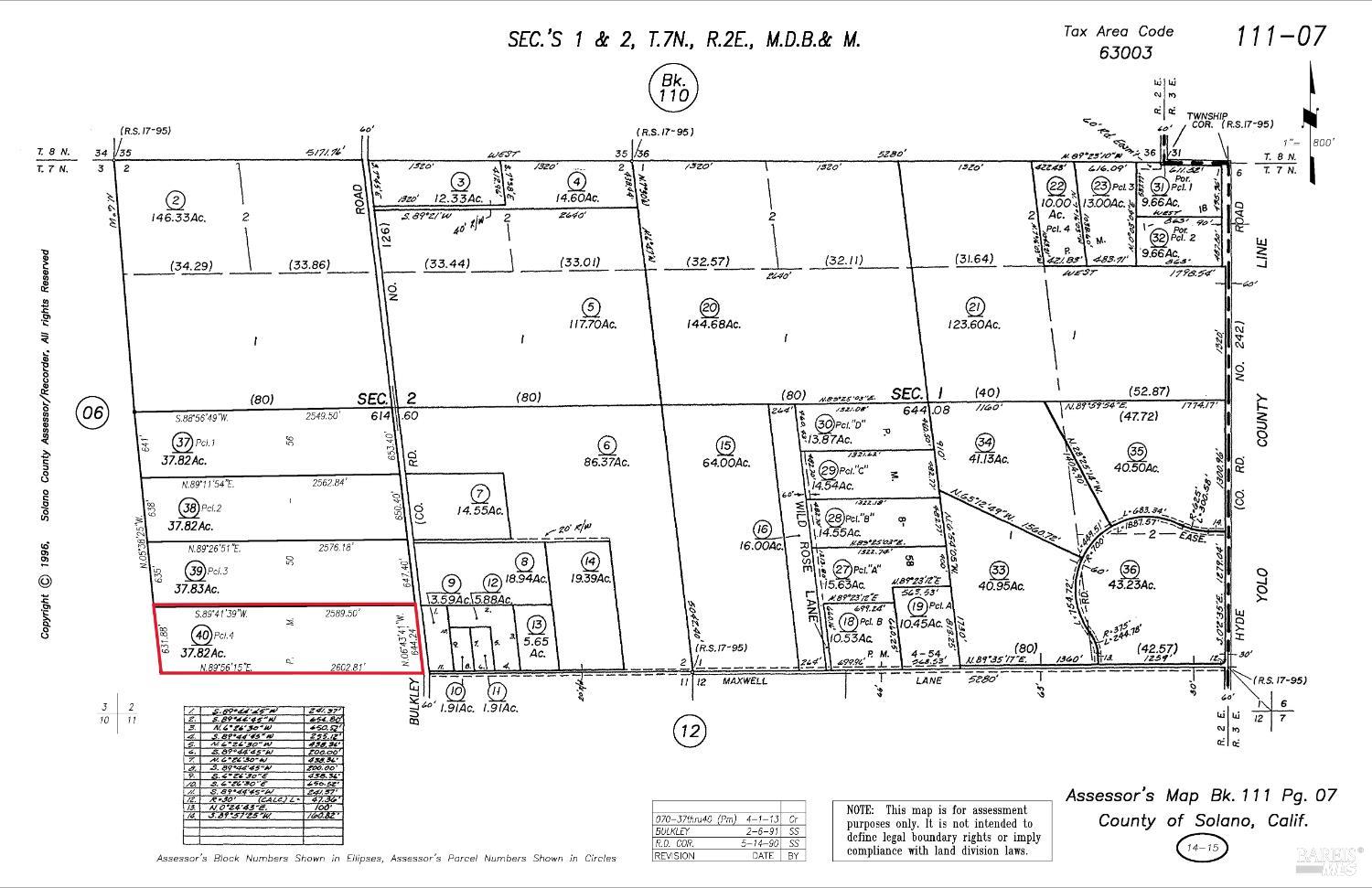 Detail Gallery Image 4 of 4 For 0 Bulkley Rd, Dixon,  CA 95620 - – Beds | – Baths
