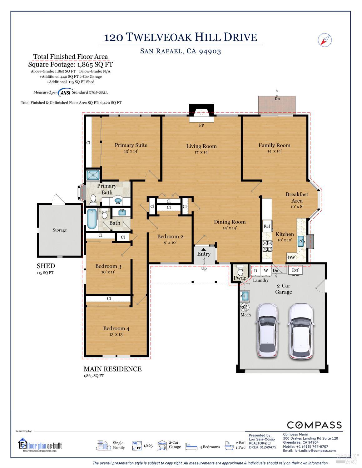 Detail Gallery Image 43 of 44 For 120 Twelveoak Hill Dr, San Rafael,  CA 94903 - 4 Beds | 2/1 Baths