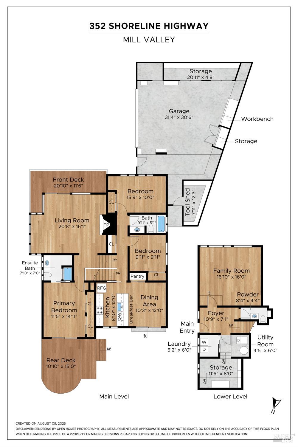 Detail Gallery Image 51 of 52 For 352 Shoreline Hwy, Mill Valley,  CA 94941 - 3 Beds | 2/1 Baths