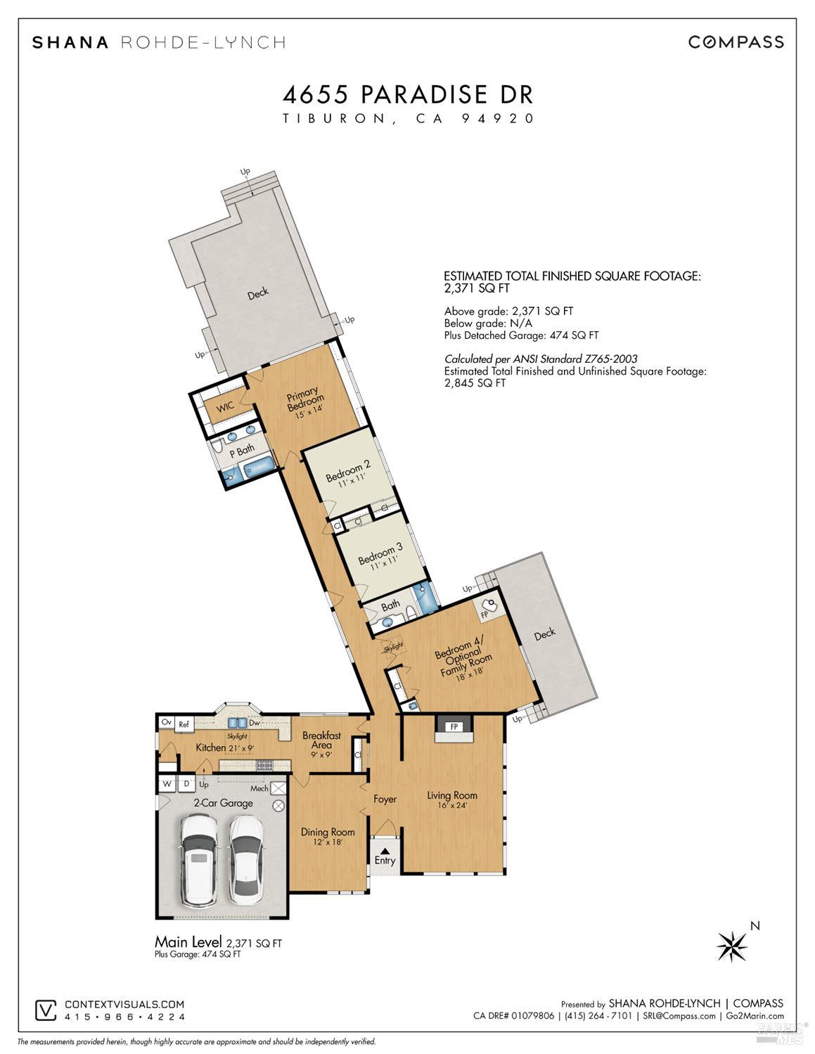 Detail Gallery Image 42 of 43 For 4655 Paradise Dr, Tiburon,  CA 94920 - 4 Beds | 2 Baths