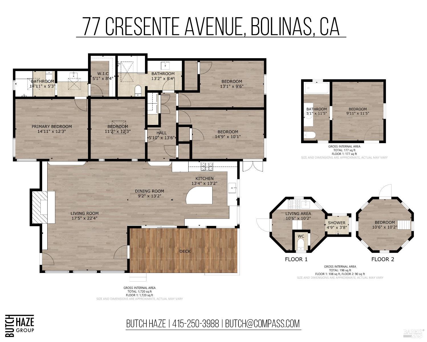 Detail Gallery Image 23 of 23 For 77 Crescente Ave, Bolinas,  CA 94924 - 4 Beds | 3 Baths
