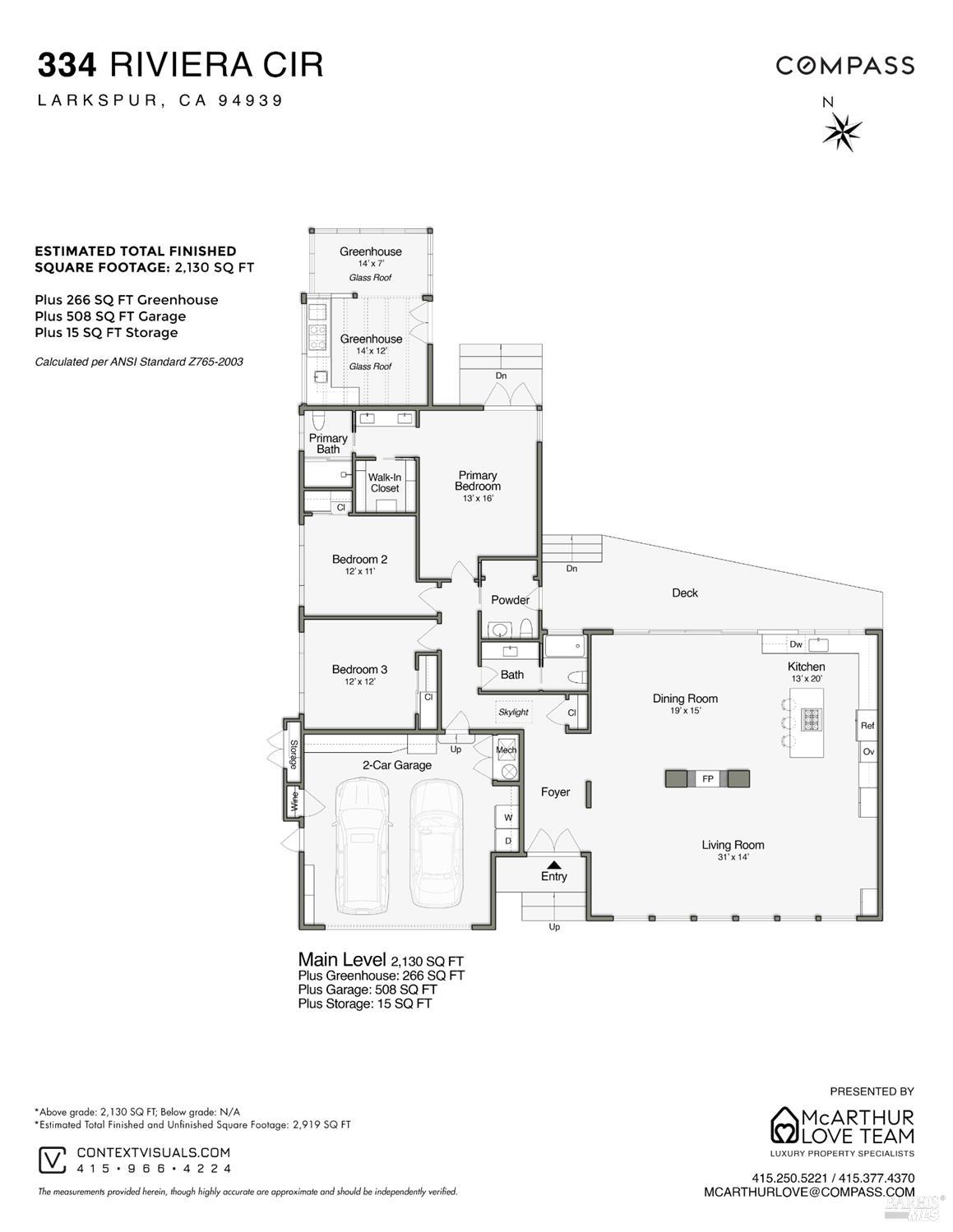 Detail Gallery Image 25 of 26 For 334 Riviera Cir, Larkspur,  CA 94939 - 3 Beds | 2/1 Baths