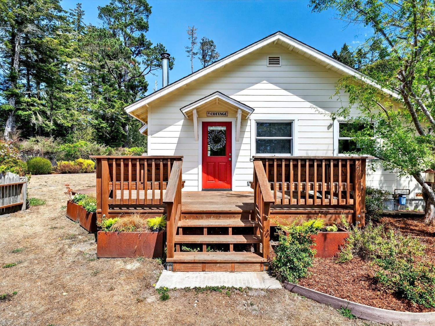 Detail Gallery Image 1 of 41 For 10392 Hills Rd, Mendocino,  CA 95460 - 2 Beds | 1 Baths