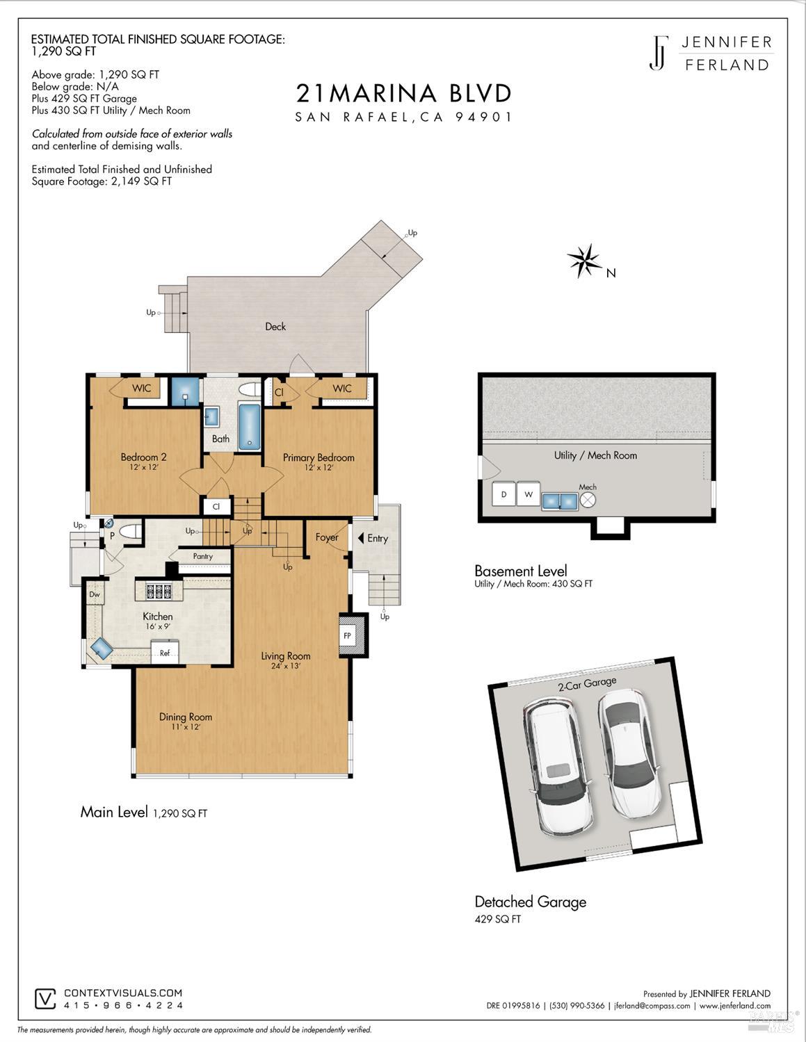 Detail Gallery Image 37 of 38 For 21 Marina Blvd, San Rafael,  CA 94901 - 2 Beds | 1/1 Baths